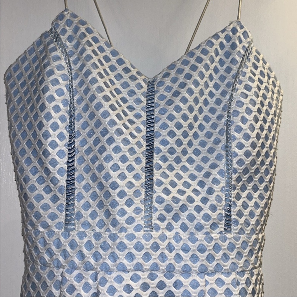 Top Shop blue and white dress - Picture 6 of 7